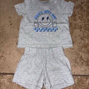 Garanimals Gray Set with Blue Smiley